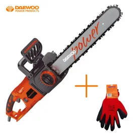 Електрическа резачка за дърва DAEWOO DCS2216E, 2200 W, 405 мм + ПОДАРЪК Работни ръкавици