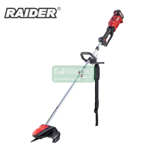 Акумулаторен тример Raider RDP-SBBC20 SET от серията R20 System 20 V, 30 см, с батерия и зарядно