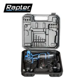 Акумулаторен винтоверт Rapter RRHQLCD-401, 12 V, 25 Nm, с 2 батерии и зарядно