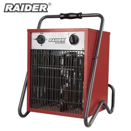 Електрически калорифер RAIDER RD-EFH09, 9 kW, дебит на въздух 300 куб.м/ч., трифазен