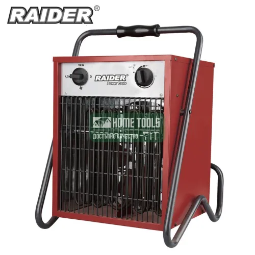 Електрически калорифер RAIDER RD-EFH09, 9 kW, дебит на въздух 300 куб.м/ч., трифазен