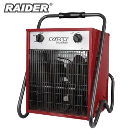 Електрически калорифер RAIDER RD-EFH15, 15 kW, дебит на въздух 400 куб.м/ч, трифазен