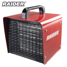 Електрически монофазен калорифер Raider RD-EFH07, 3 kW, 150 м³/ч, керамичен