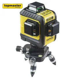 Зелен лазерен нивелир TOPMASTER, 30 м, с 3D лазер