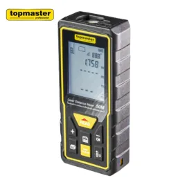 Лазерна ролетка TOPMASTER, 50 м, с батерии