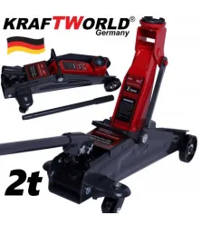 Немски нископрофилен крик KraftWorld 2 тона тип крокодил