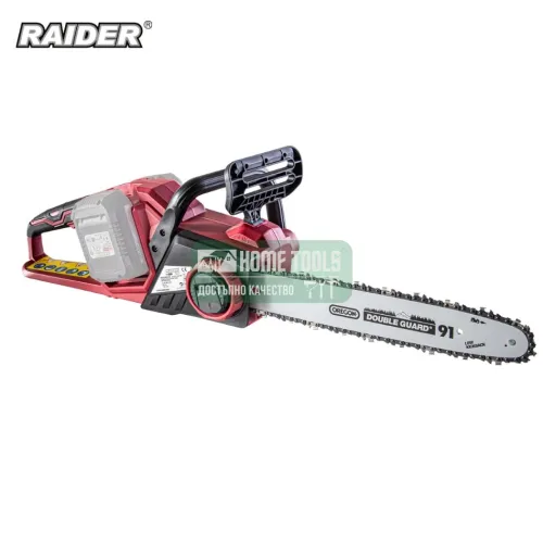 Акумулаторна безчеткова резачка за дърва Raider RDP-SBCS20 от R20 System, 40 V, 350 мм, без батерия и зарядно