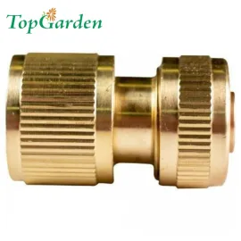Месингов съединител за маркуч TopGarden, 3/4"x3/4"