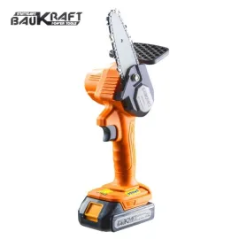 Акумулаторна кастрачка Baukraft BK-GP22 Set, 18 V, 4 Ah, 10 см, с батерия и зарядно + Работни ръкавици TopStrong