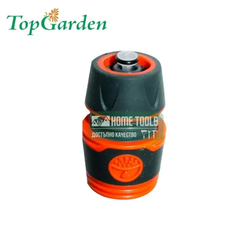 Конектор за маркуч със стоп TopGarden Premium 3/4"