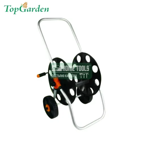 Макара за маркуч (количка) 45m TopGarden 1/2