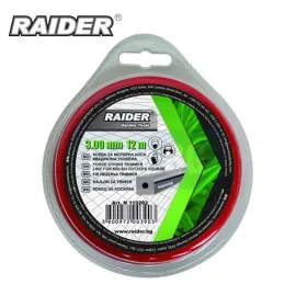 Квадратна корда за тример Raider, 3.50 мм х 8 м