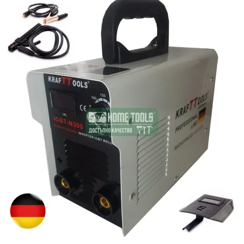 Инверторен Електрожен Kraft TOOLS 300А с дислей 
