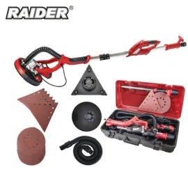 Шлайфмашина за стени и тавани RAIDER RD-DS07, 750 W, 225 мм, две глави в куфар