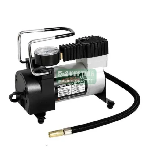 Въздушен компресор 12V за автомобилни гуми 100Psi + накрайници