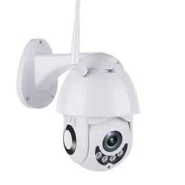 Безжична водоустойчива WIFI Full HD IP - камера NVR PTZ външна въртяща 2MP