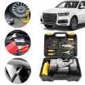 Двуцилиндров компресор за гуми 12V, с комплект инструменти