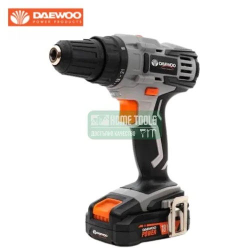 Акумулаторен винтоверт DAEWOO DALD18-P1, UNI-BAT, 20 V, 25 Nm, без батерия и зарядно