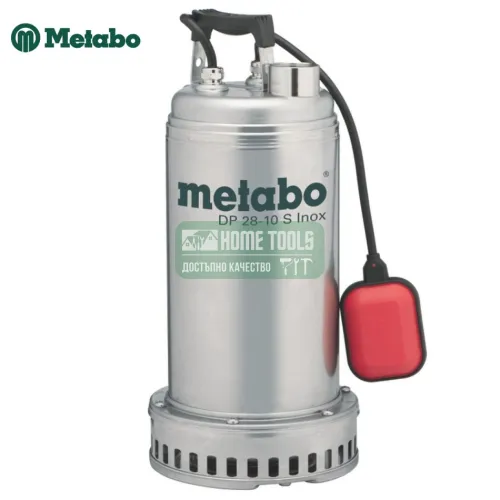 Монофазна дренажна помпа Metabo DP 28-10 S Inox, 1850 W, 28 000 л./ч., 17 м