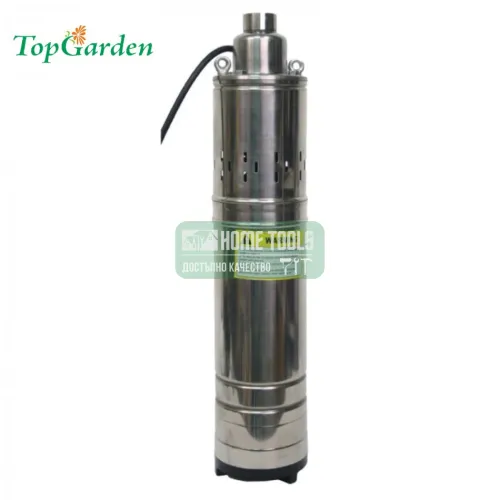 Монофазна потопяема винтова помпа за вода TopGarden RD-WP34, 1'', 750 W, 1980 л/ч, 55 м