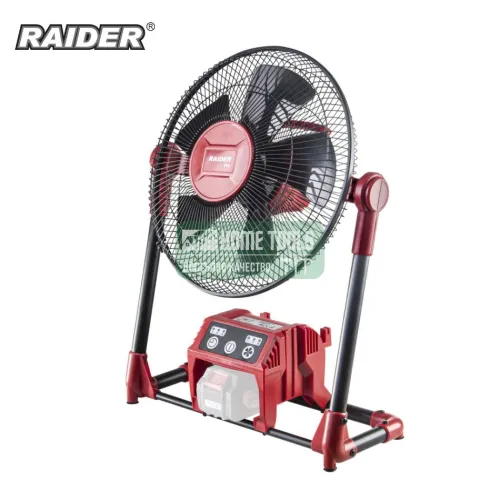 Акумулаторен вентилатор Raider RDP-SWF20 Solo, 20 V+230 V, 30 см, без батерия и зарядно