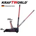 Немски нископрофилен крик KraftWorld 4 тона с две помпи 