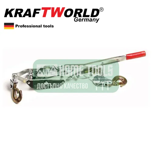 Лебедка с въже 4т 2 зъба KraftWorld