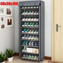 Шкаф за обувки с 9 реда, водоустойчив, 160x60x30см.