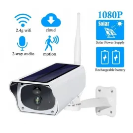 Соларна Водоустойчива WIFI Камера FULL HD Безжична, външен монтаж