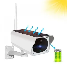 Соларна Водоустойчива WIFI Камера FULL HD Безжична, външен монтаж