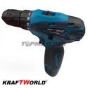Немски Акумулаторен винтоверт KraftWorld 18V + вложки и удължение