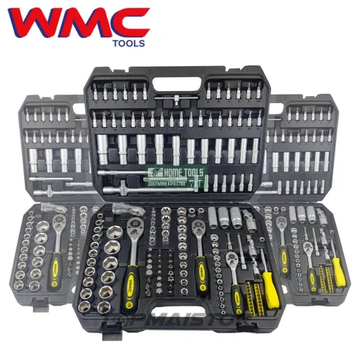 Куфар с инструменти 172ч WMC Гедоре с 3бр тресчотка