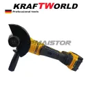 Немски Акумулаторен Безчетков Ъглошлайф KraftWorld 36V + 2 Батерии и Зарядно с Куфар