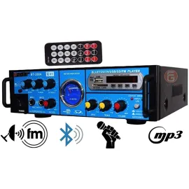 Усилвател за домашна употреба Teli BT-288A с Bluetooth и караоке