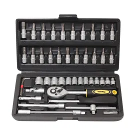 Куфар с инструменти Гедоре 1/4&quot; шестостен 46ч., WMC