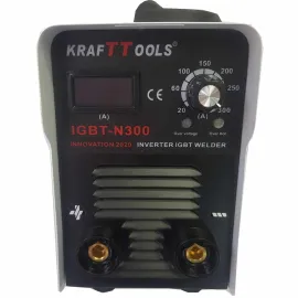 Инверторен Електрожен KrafT TOOLS 300А + Соларна маска