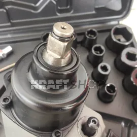 Пневматичен Немски гайковерт 1/2 1400nm с вложки KraftWelle KW-29A