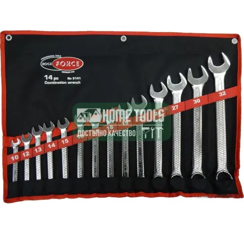 Ключ звездогаечен комплект Rock Force 10-32мм 14части