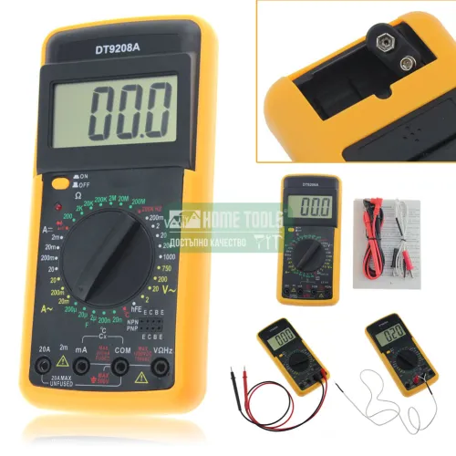 Мултицет Dt9208a цифров с дигитален дисплей
